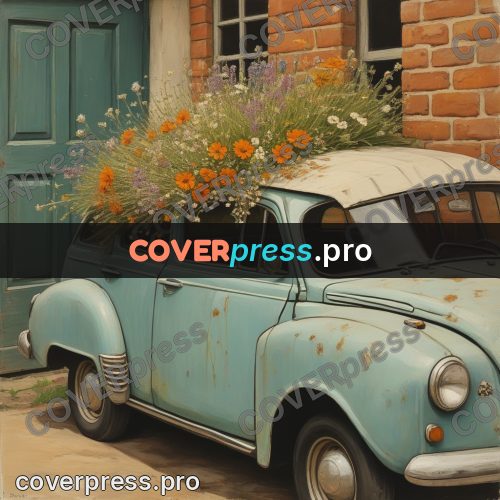 Pin up illustration: bunch of wild flowers