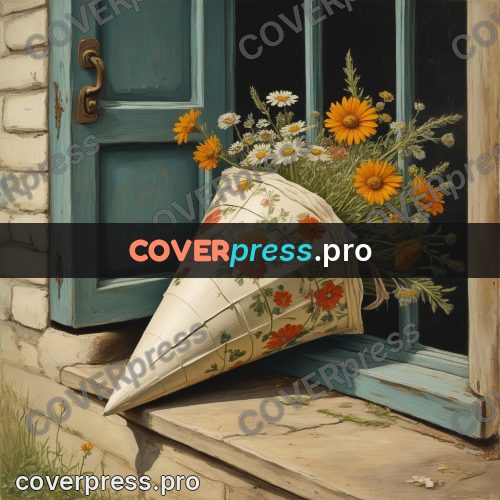 Pin up illustration: bunch of wild flowers