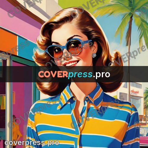 60s retro illustration: woman in sunglasses