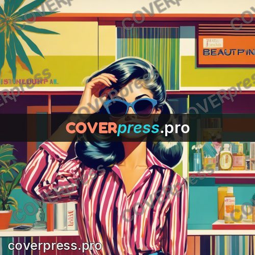 60s retro illustration: woman in sunglasses