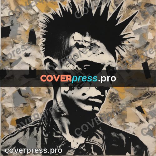 Punk illustration: face with a mohawk