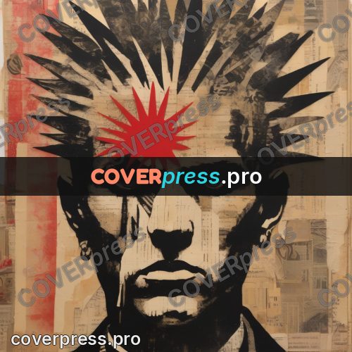 Punk illustration: head with a mohawk