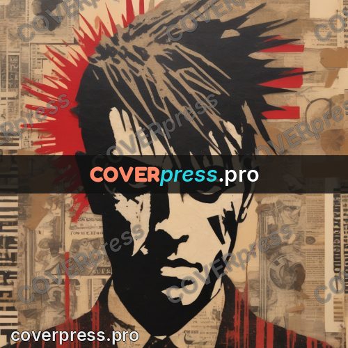 Punk illustration: head with a mohawk
