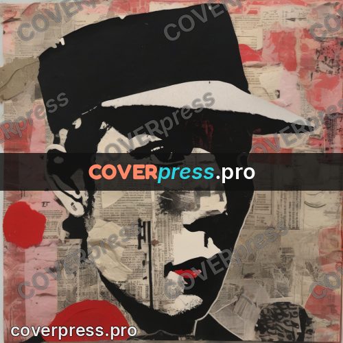 Punk illustration: face under a cap