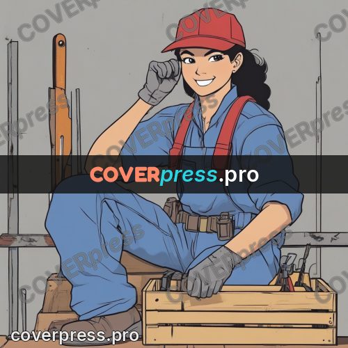 80s anime drawing: mechanic in a red cap