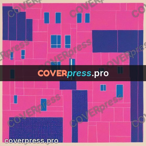 Risograph illustration: house fronts with windows