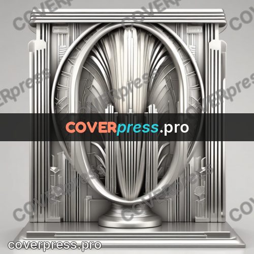 Art deco illustration: vase on a pedestal