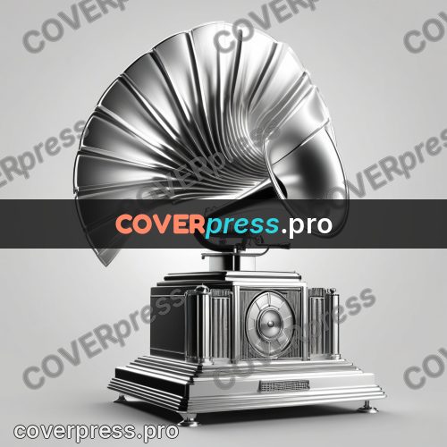 Art deco illustration: gramophone with a horn