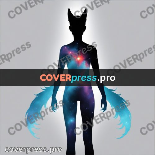 Silhouette poster: figure with arms spread out