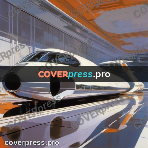 Syd Mead style painting: white capsule on a platform