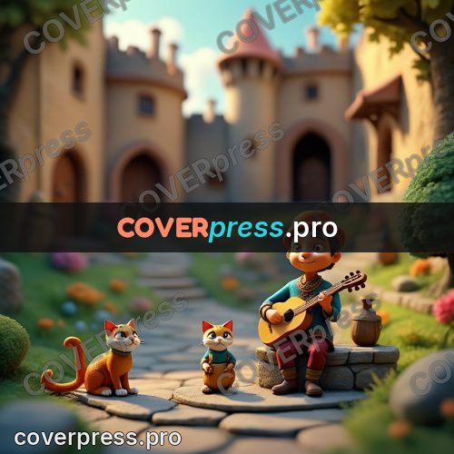Miniature scene: musician playing a lute
