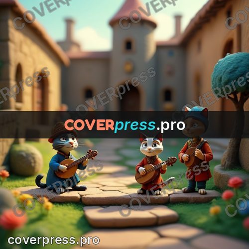 Miniature scene: musician playing a lute