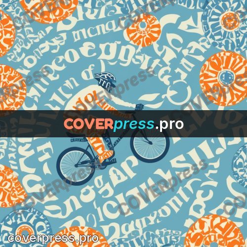 Typographic poster: bicycle seen side on