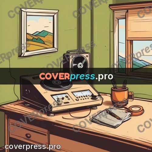 Vector illustration: device on a window table