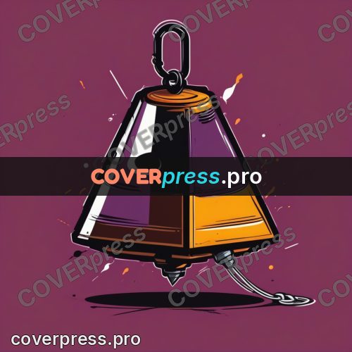 Vector illustration: pendulum on a cord