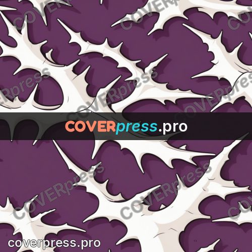 Vector illustration: cracked white cast