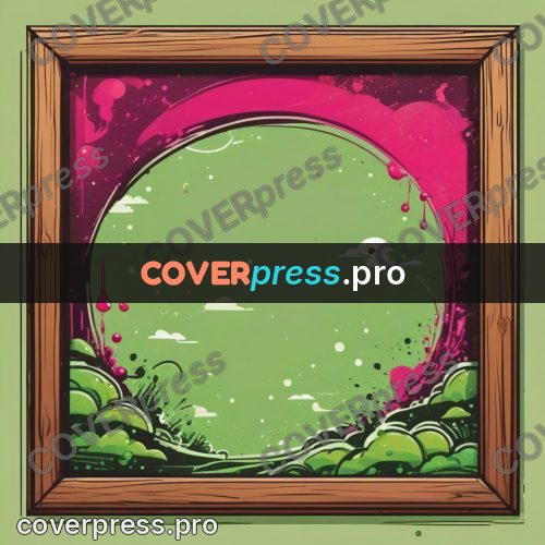 Vector illustration: pink and green paint patches