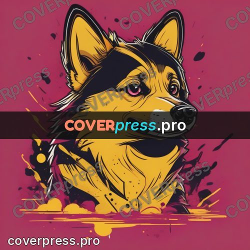 Vector illustration: yellow and pink portrait with spatter